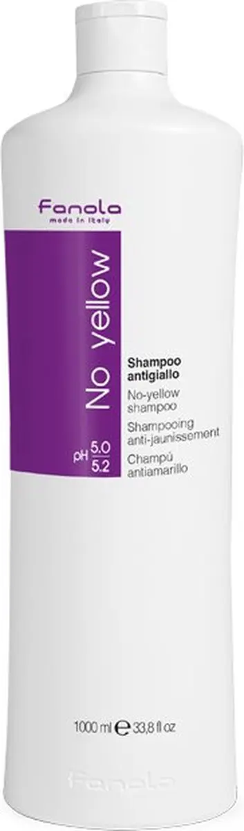 Fanola No-Yellow Shampoo 100ml - Gekleurd haar