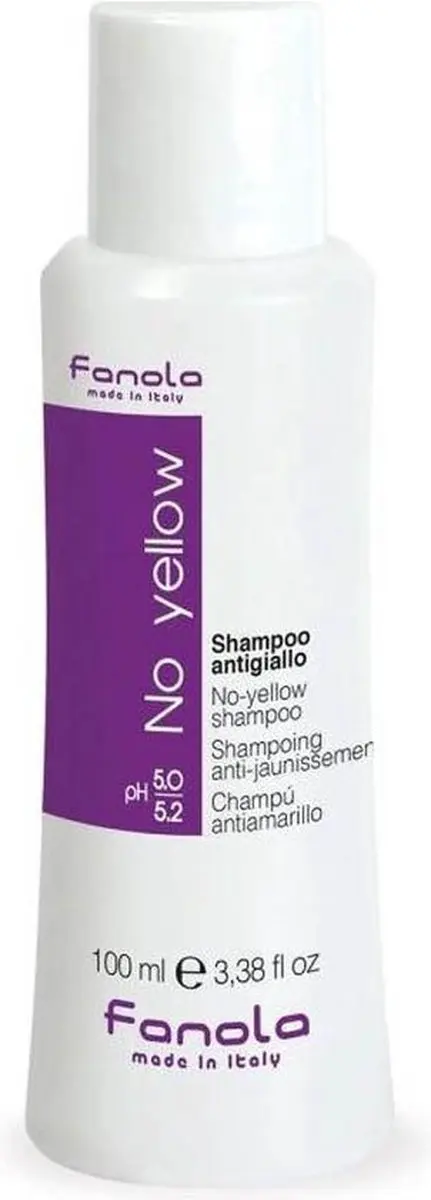 Fanola No-Yellow Shampoo 100ml - Gekleurd haar