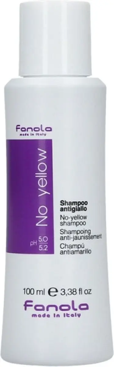 Fanola No-Yellow Shampoo 100ml - Gekleurd haar - afbeelding 6 van 6