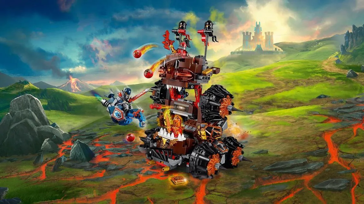 LEGO NEXO KNIGHTS Generaal Magmar's Belegeringsmachine 70321 - 516 Stukken - afbeelding 4 van 6