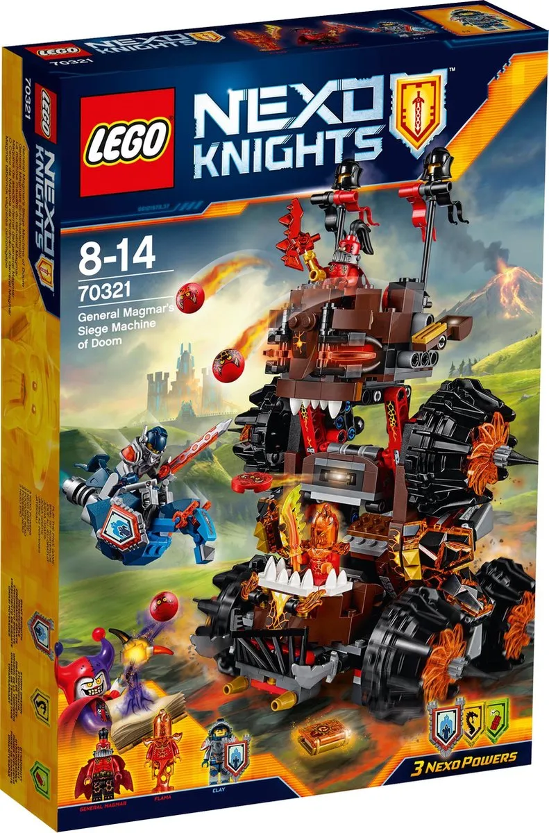 LEGO NEXO KNIGHTS Generaal Magmar's Belegeringsmachine 70321