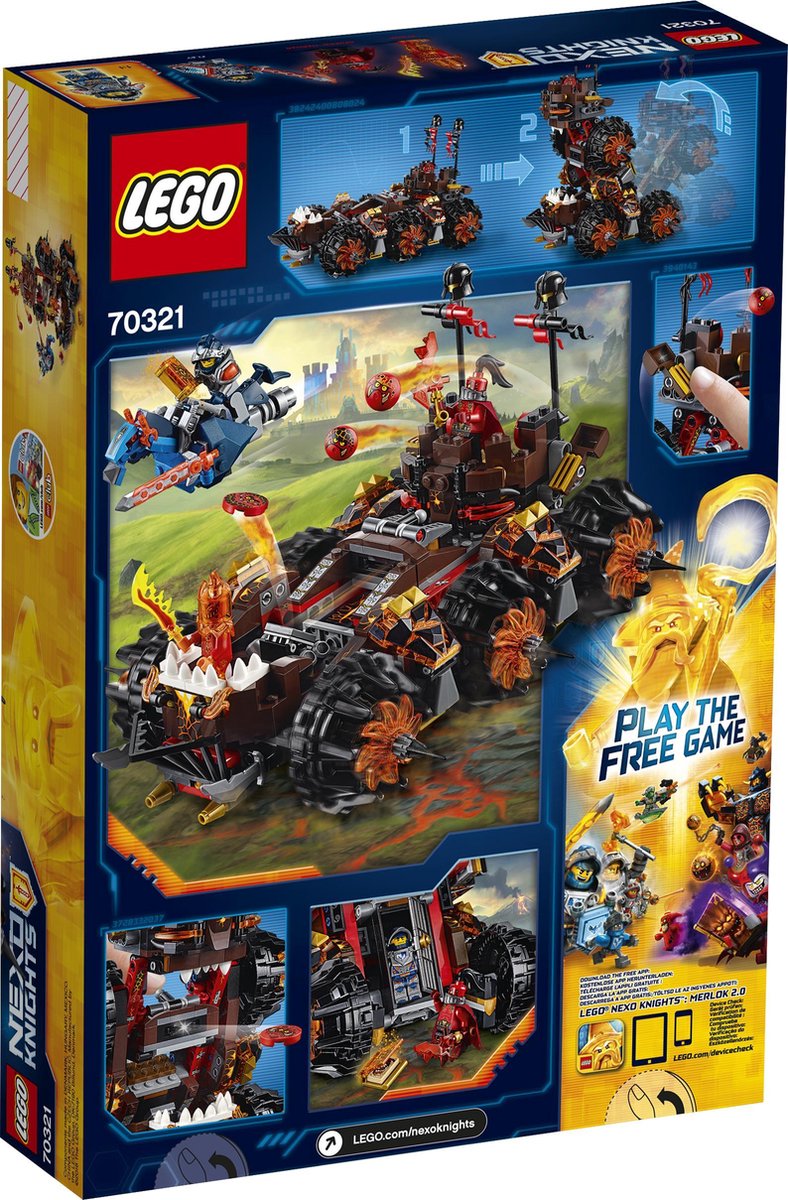 LEGO NEXO KNIGHTS Generaal Magmar's Belegeringsmachine - 70321
