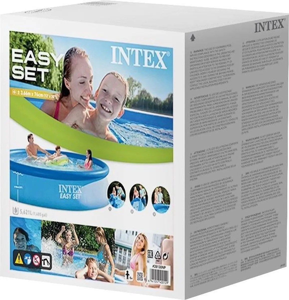 Intex Zwembad 366x76cm - 5621L - Blauw