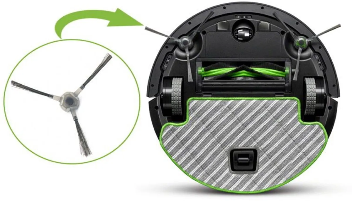 iRobot Rechter Zijborstel DD4G/DG3G/DG8G/DK3G - 1 Stuk