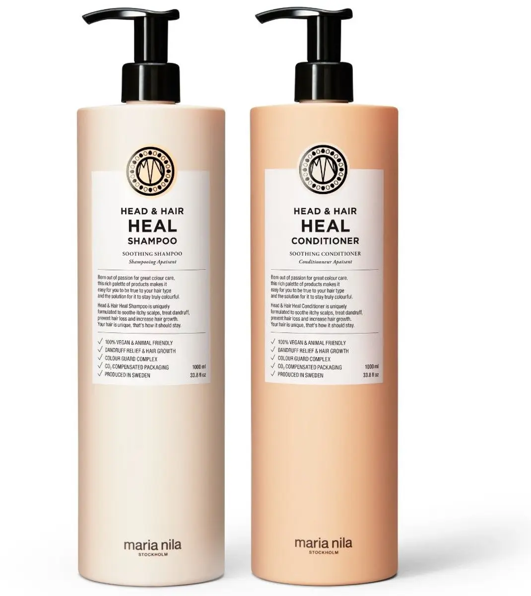 Maria Nila Head & Hair Heal Care Set - 2000ml (2x1000ml)