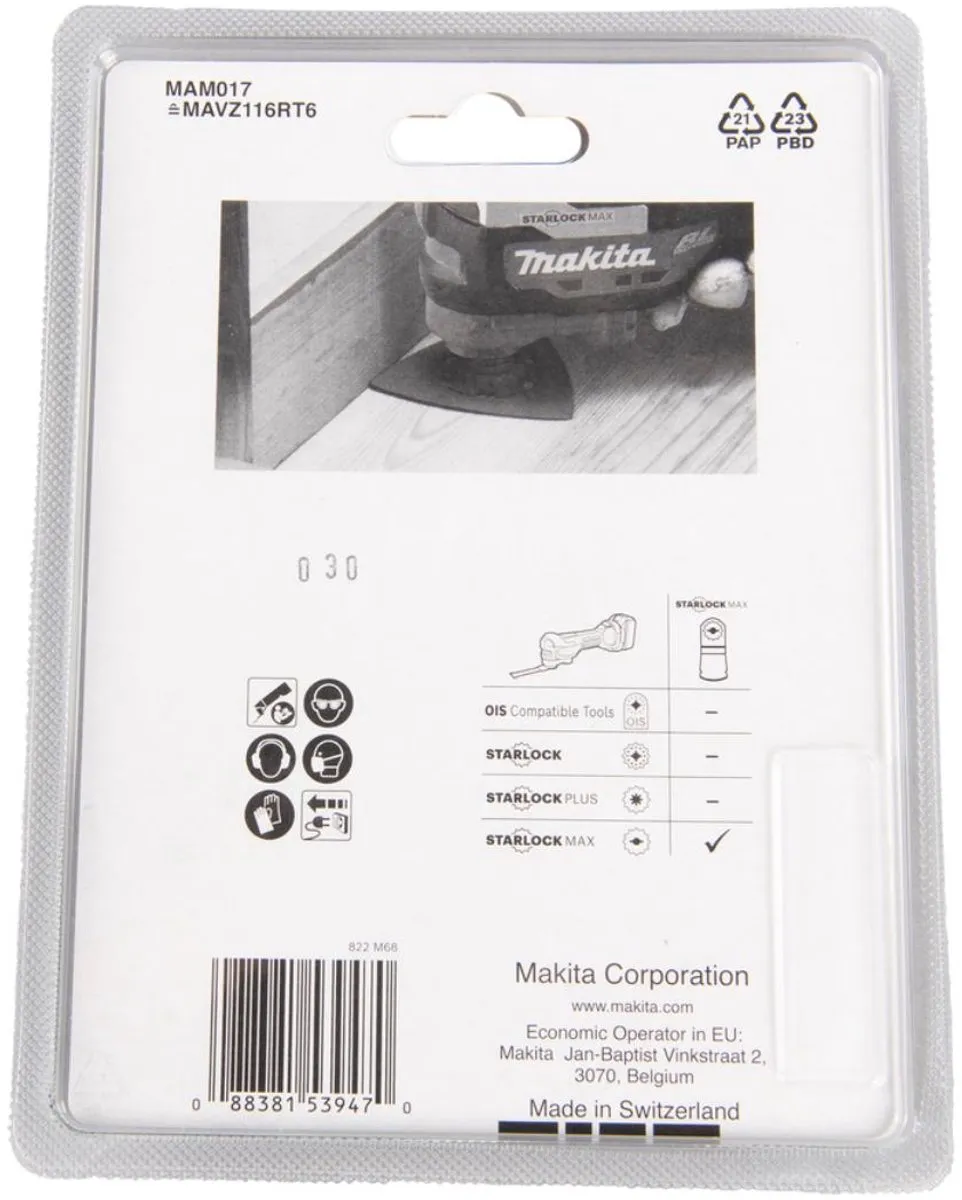 Makita Deltaschuurpapier Korrel 60 - 1 Stuk