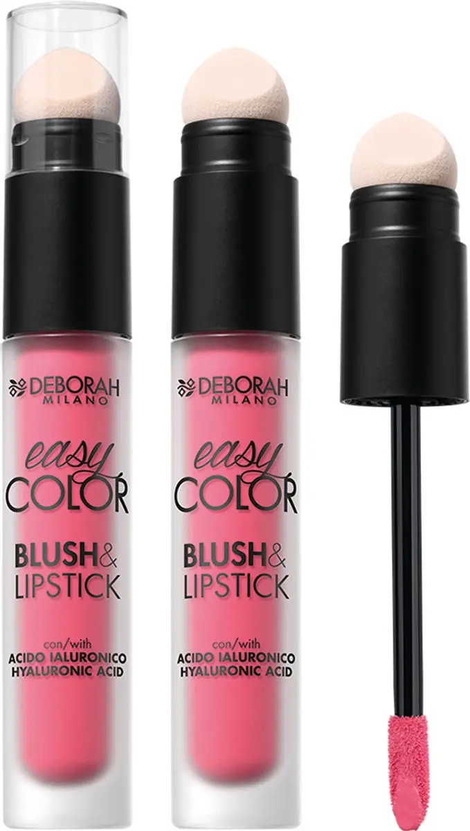 Deborah Milano Easy Color Blush & Lipstick 03 Rebel Pink