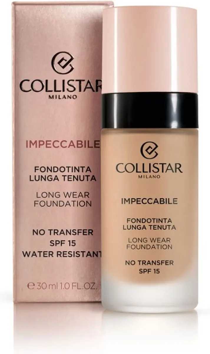 Collistar Impeccabile Long Wear Foundation 4G Sabbia Dorata 30ml - afbeelding 6 van 6