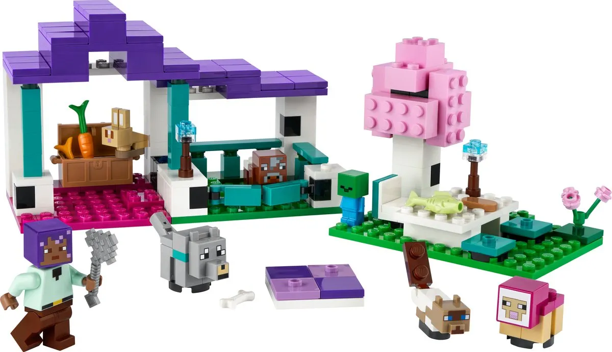 LEGO Minecraft De Dierenopvang 21253 - 206 Stukken - afbeelding 6 van 6
