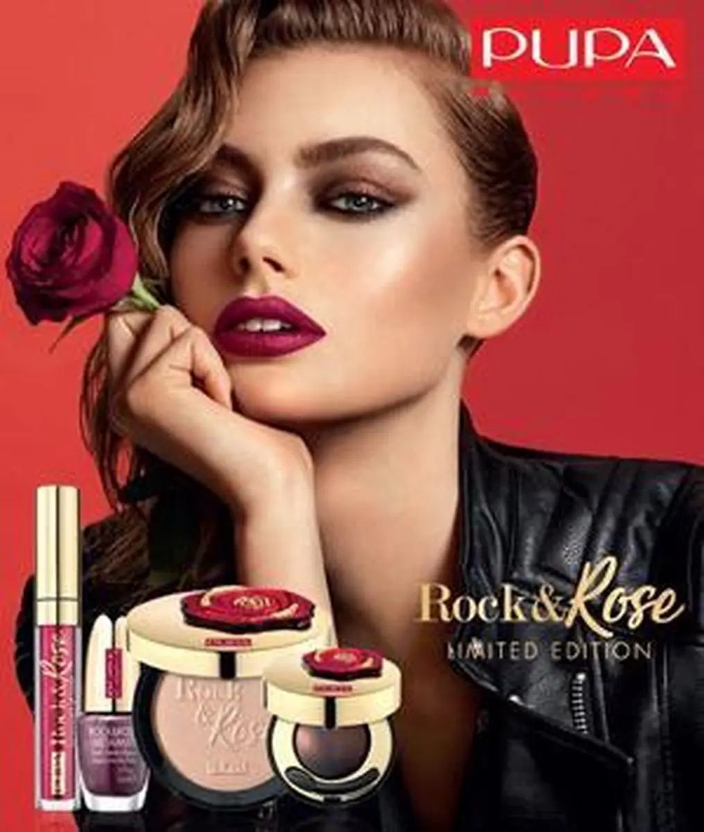 Pupa Milano Rock&Rose Lip Fluid 003 Rebel Burgundy - 3ml