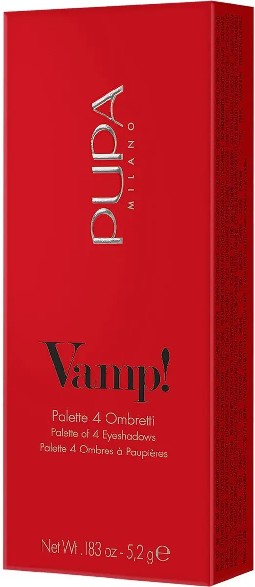 Pupa Milano Vamp! 4 Oogschaduw Palette 002 Gold Bronze - 4 Kleuren