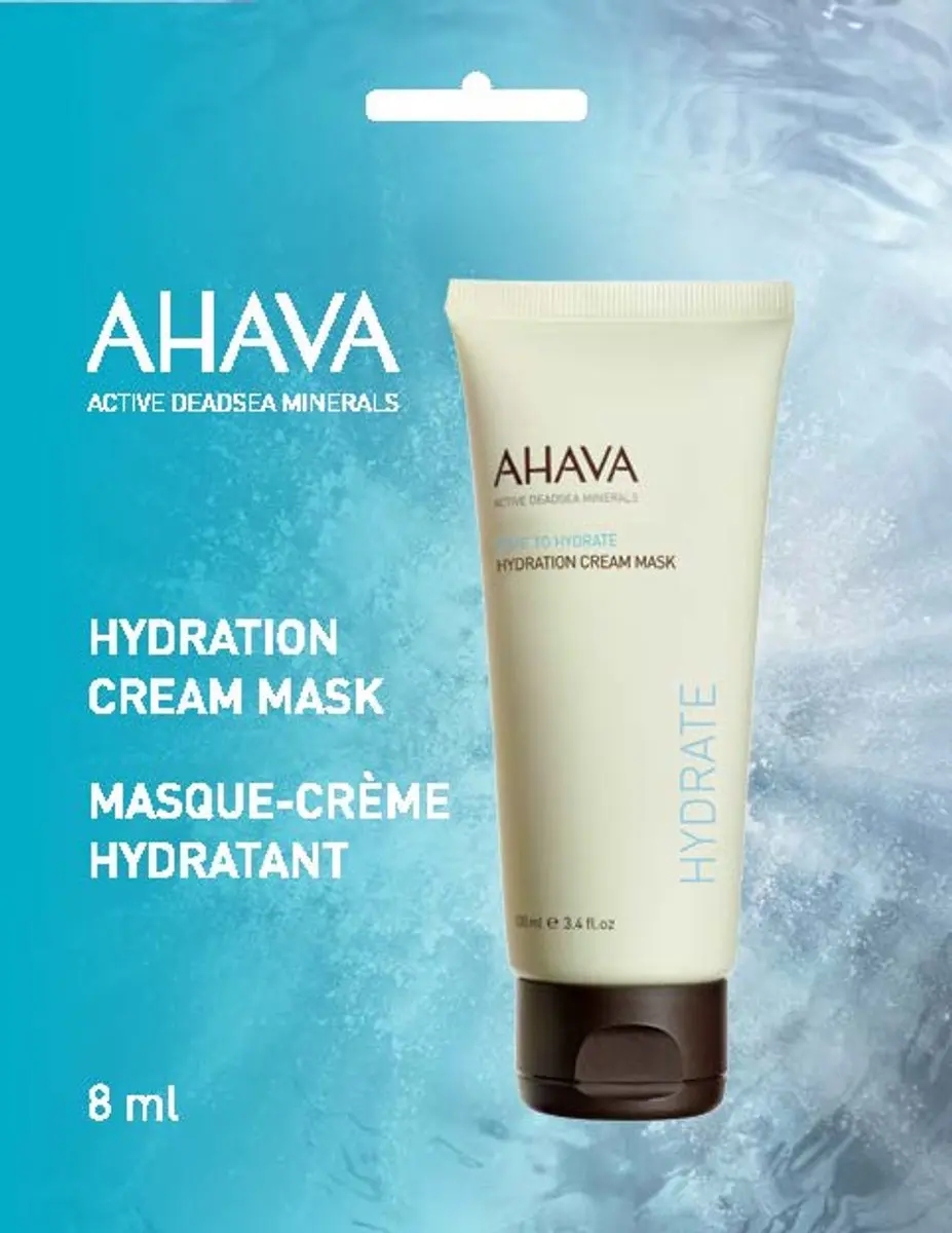AHAVA Hydraterend Crememasker 8ml - Wit