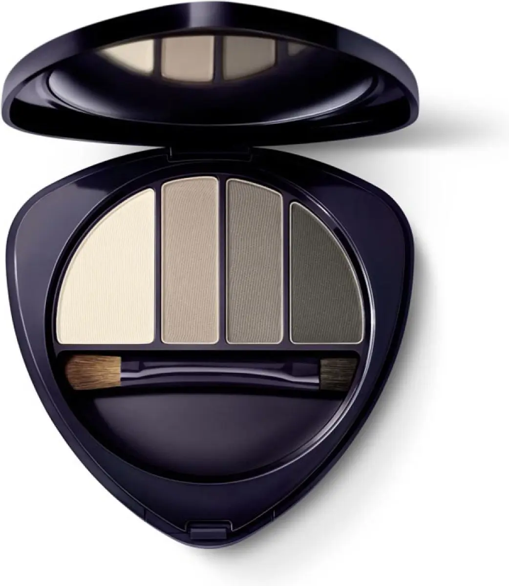 Dr. Hauschka Eye & Brow Palette #01 Stone - 4 Kleuren - afbeelding 6 van 6