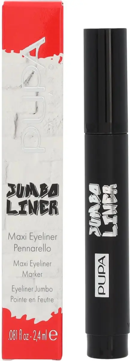 Pupa Milano Jumbo Liner 2.4ml - Zwart