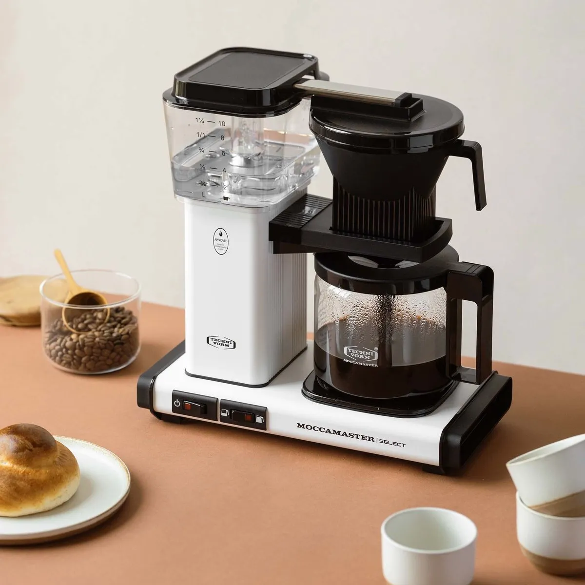 Moccamaster KBG Select Filterkoffiezetapparaat - 10 Kopjes - Matt White