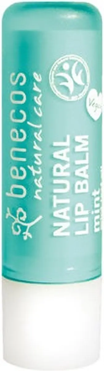 Benecos Lipbalm Natural Mint - 4.8g Turquoise