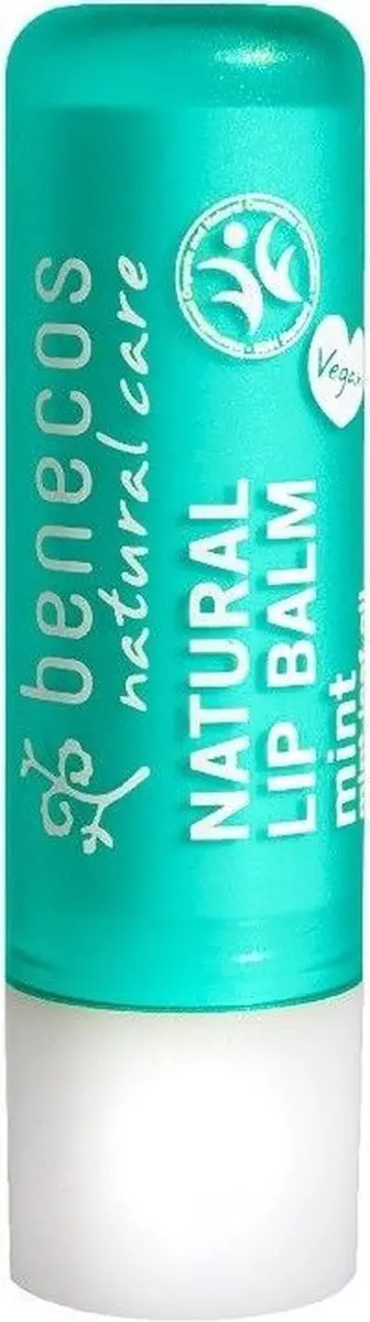 Benecos Lipbalm Natural Mint - 4.8g Turquoise