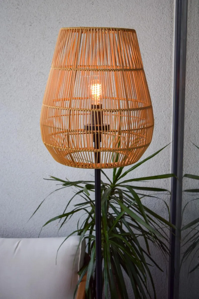 Lucide Nerida Vloerlamp E27 Ø35cm - Naturel
