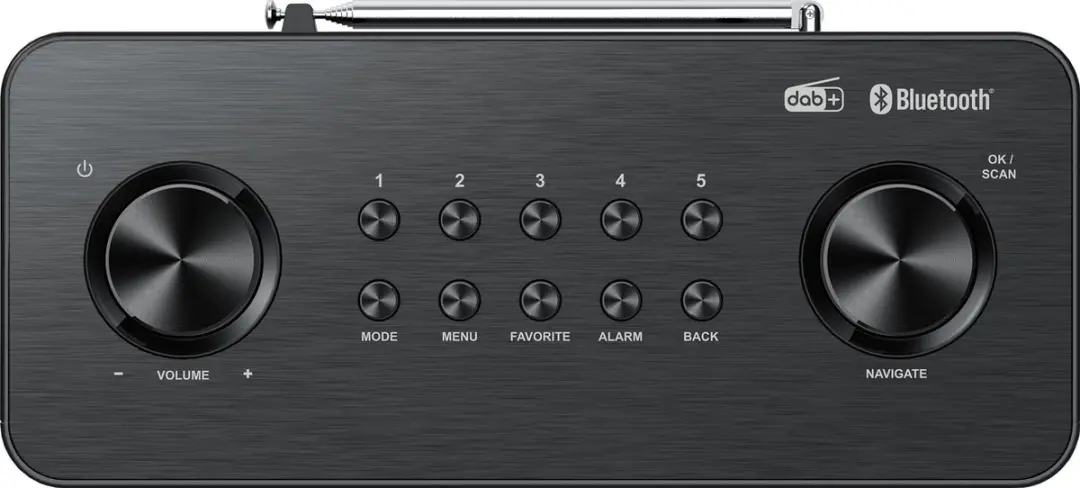 Kenwood CR-ST80DAB DAB+ Radio - Zwart