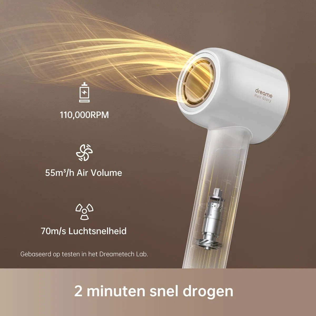 Dreame Glory Combo Haardroger 1600W - Wit