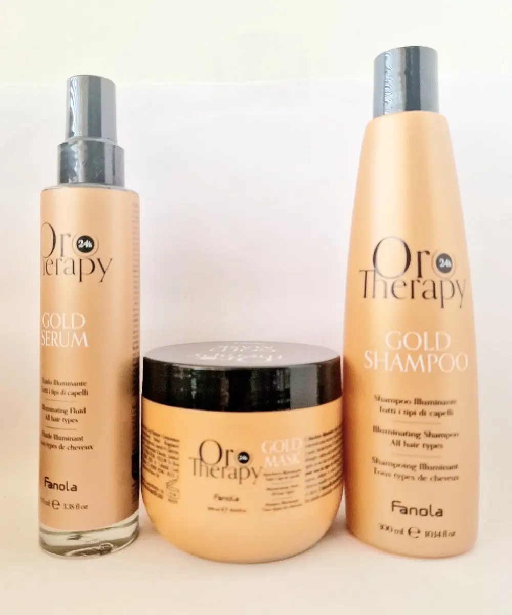 Fanola Oro Therapy Trio Shampoo Mask Serum - 600ml