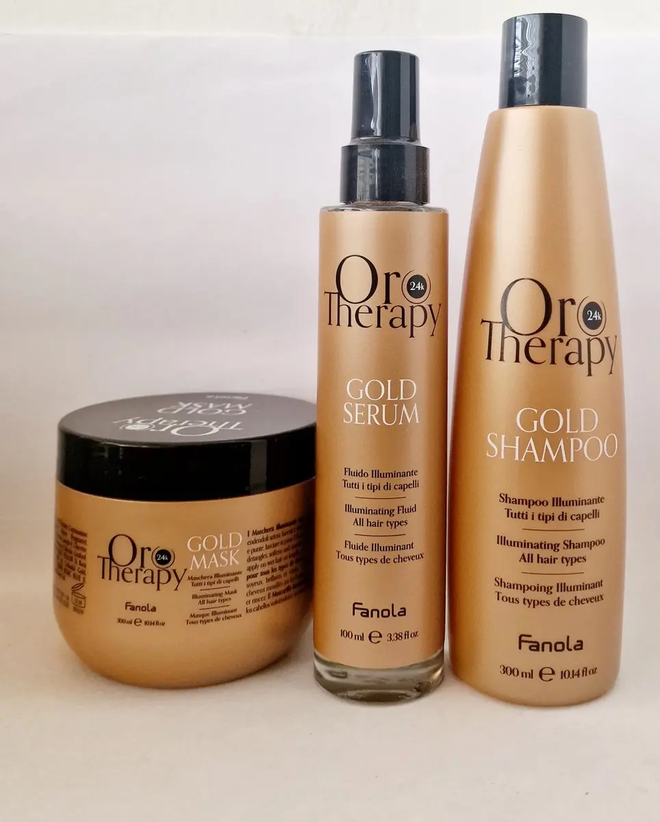 Fanola Oro Therapy Trio Shampoo Mask Serum