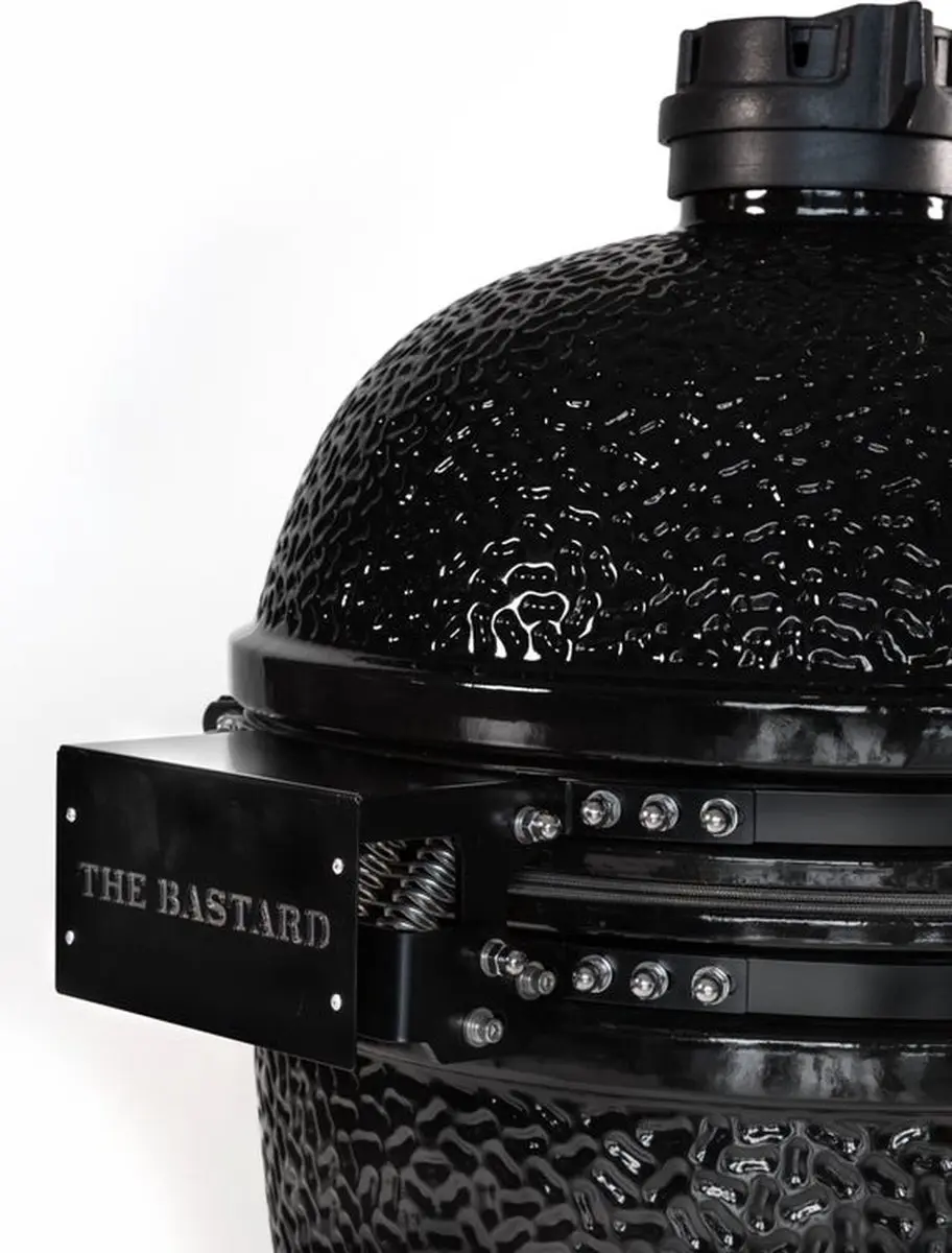 The Bastard Large Solo BBQ - 49cm - 14 Hamburgers - Zwart