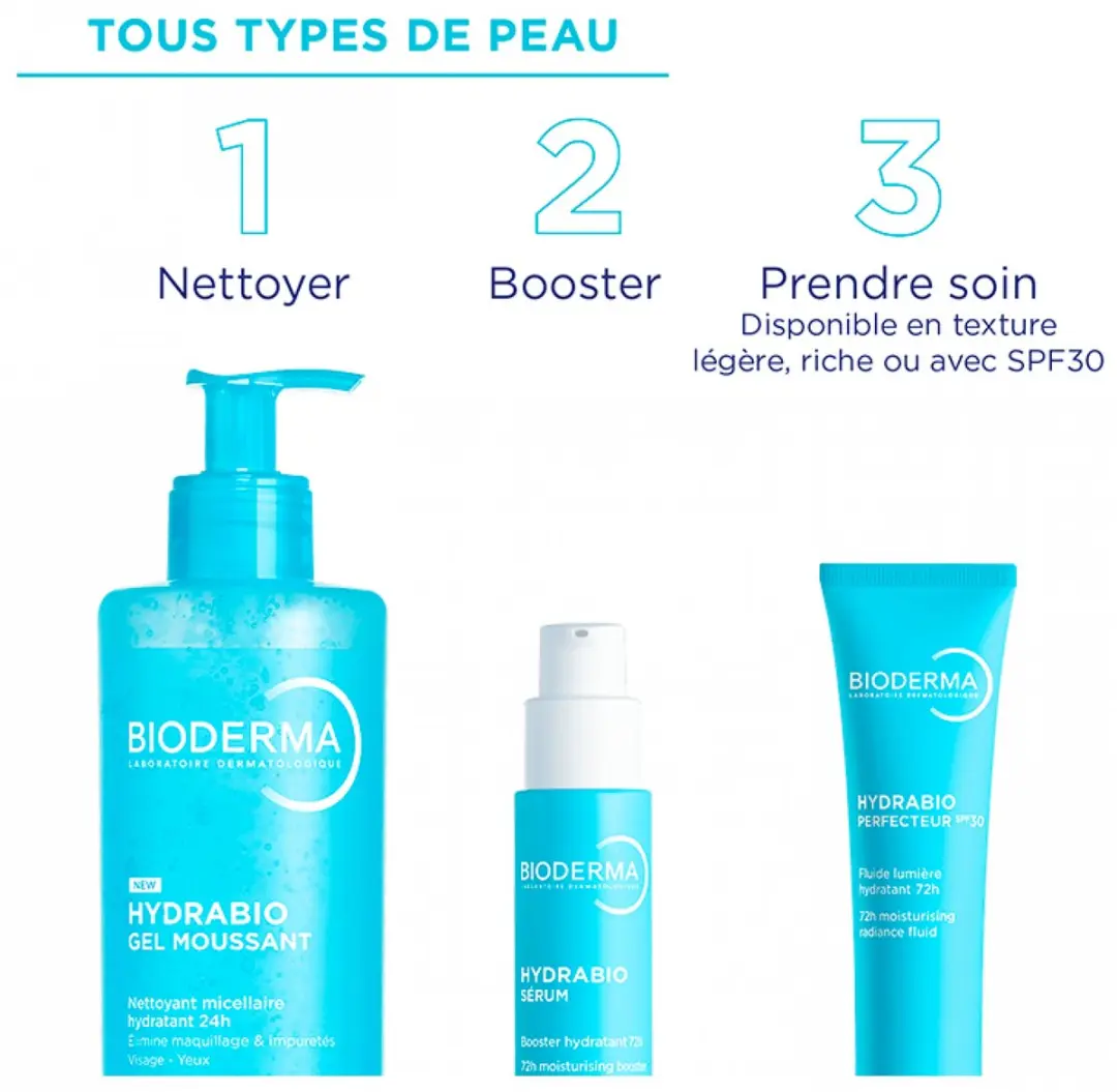 Bioderma Hydrabio Micellaire Reinigingsschuimgel 400ml