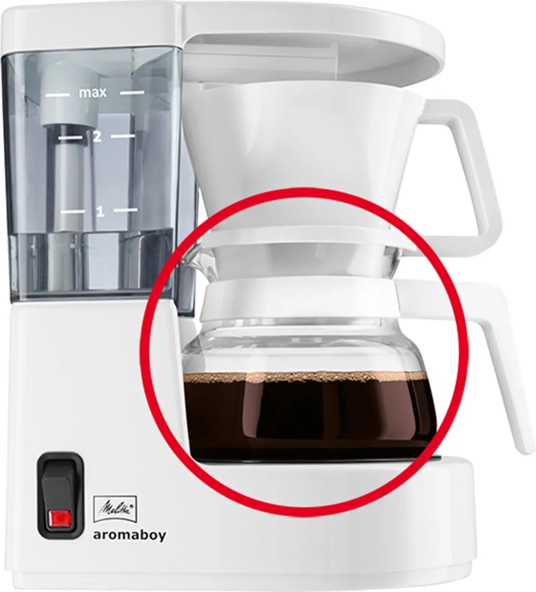 Melitta Aromaboy 2 Koffiekan - 6708504 - Wit