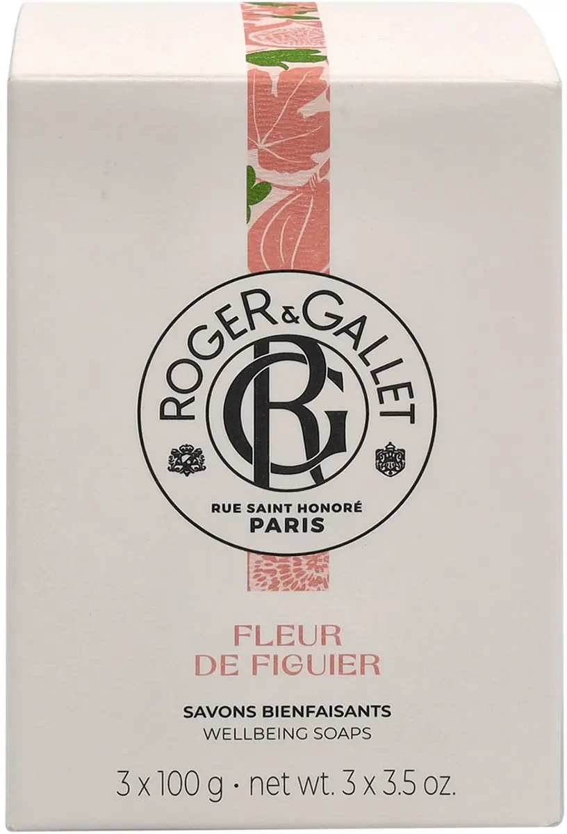 Roger & Gallet Fleur de Figuier Zeep - 3 Stuks