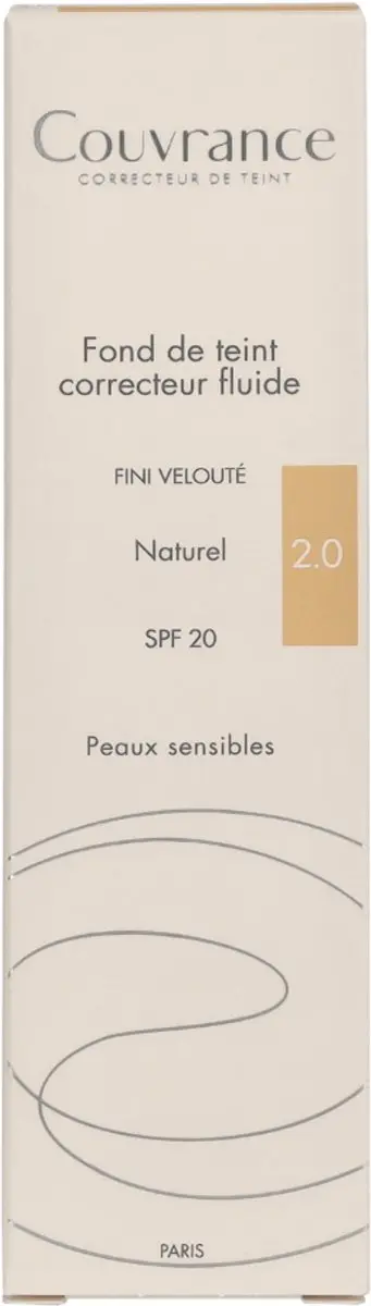 Avène Fluid Foundation Corrector SPF20 30ml - Naturel - afbeelding 6 van 6