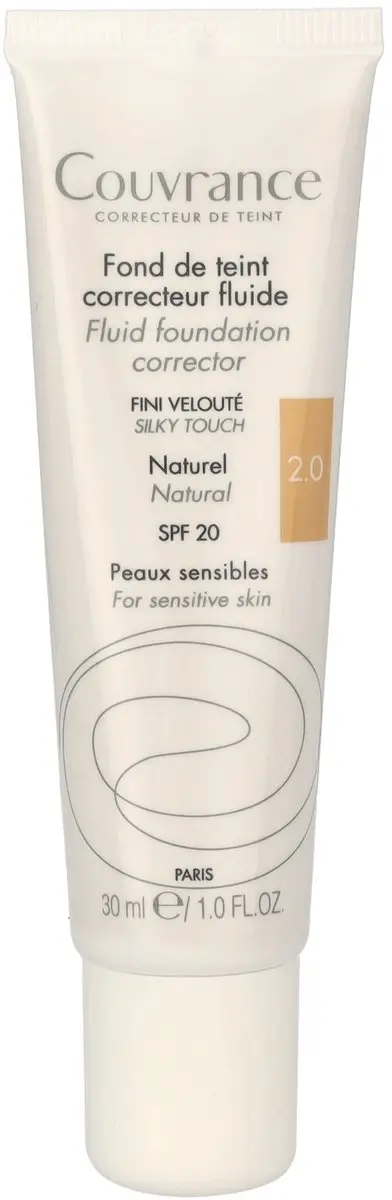 Avène Fluid Foundation Corrector SPF20 30ml - Naturel