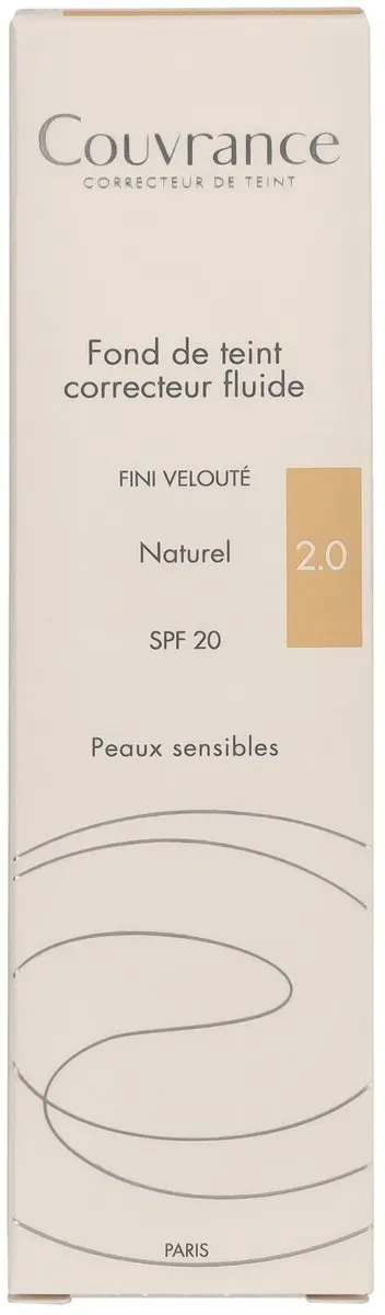 Avène Fluid Foundation Corrector SPF20 30ml - Naturel