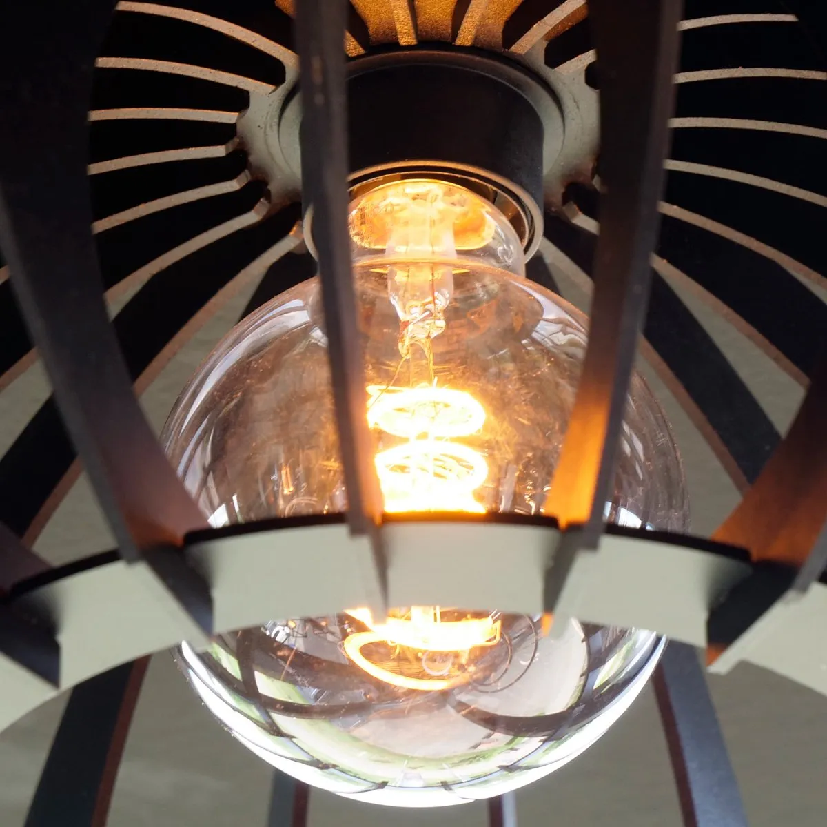 Eglo Cossano 3 Plafondlamp E27 - Ø38cm - Zwart