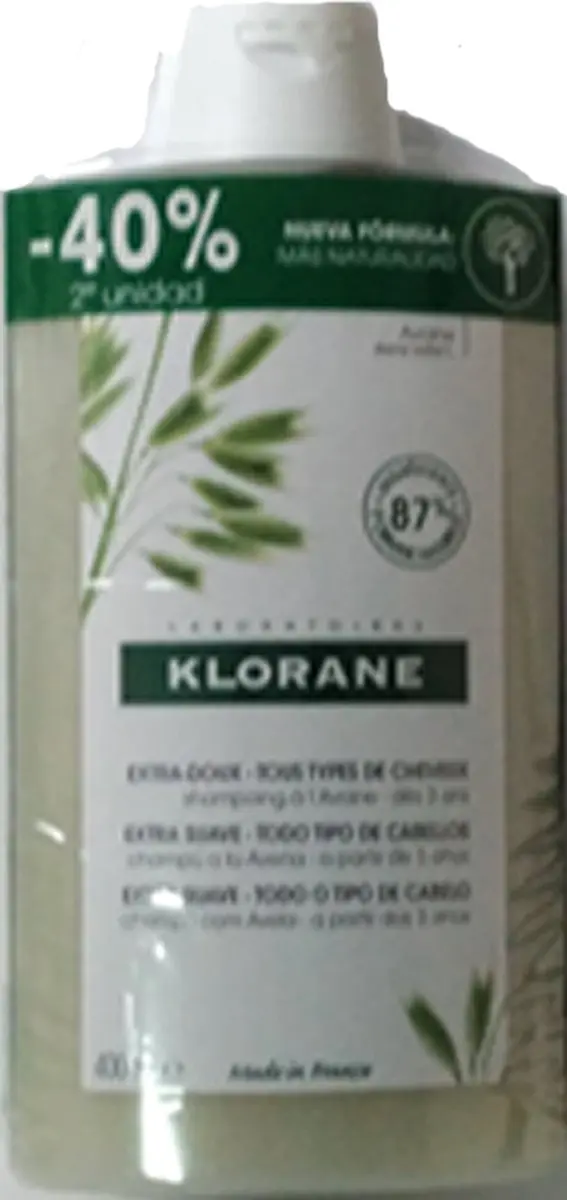 Klorane Avena Champú Extrasuave Set