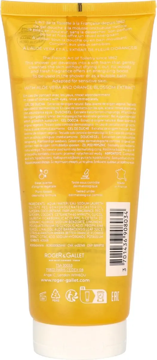 Roger & Gallet Bois d'Orange Douchegel 200ml