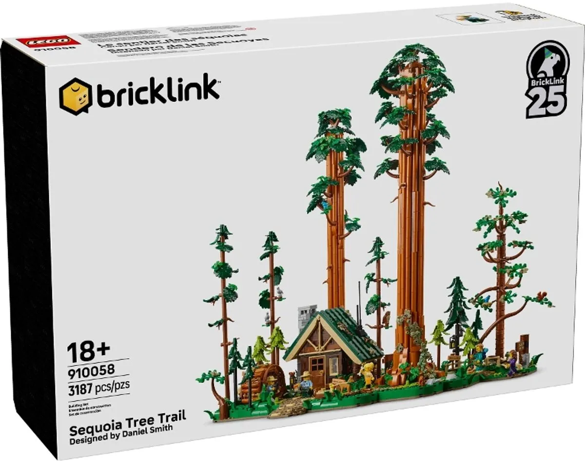LEGO BrickLink Sequoia Tree Trail 9100058 - 3187 Stukken