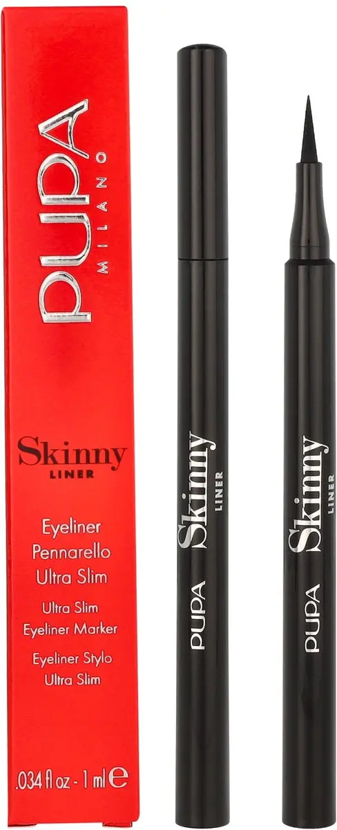 Pupa Milano Skinny Liner 1ml - Zwart