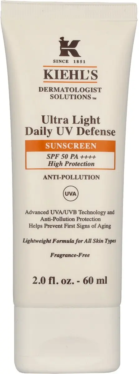 Kiehl's Ultra Light Daily UV Defense SPF 50 Zonnecrème 60ml