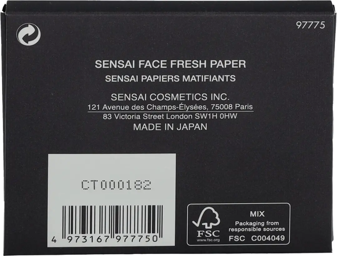 Sensai Kanebo Face Fresh Paper Foundation 100 Stuks - Zilver - afbeelding 6 van 6