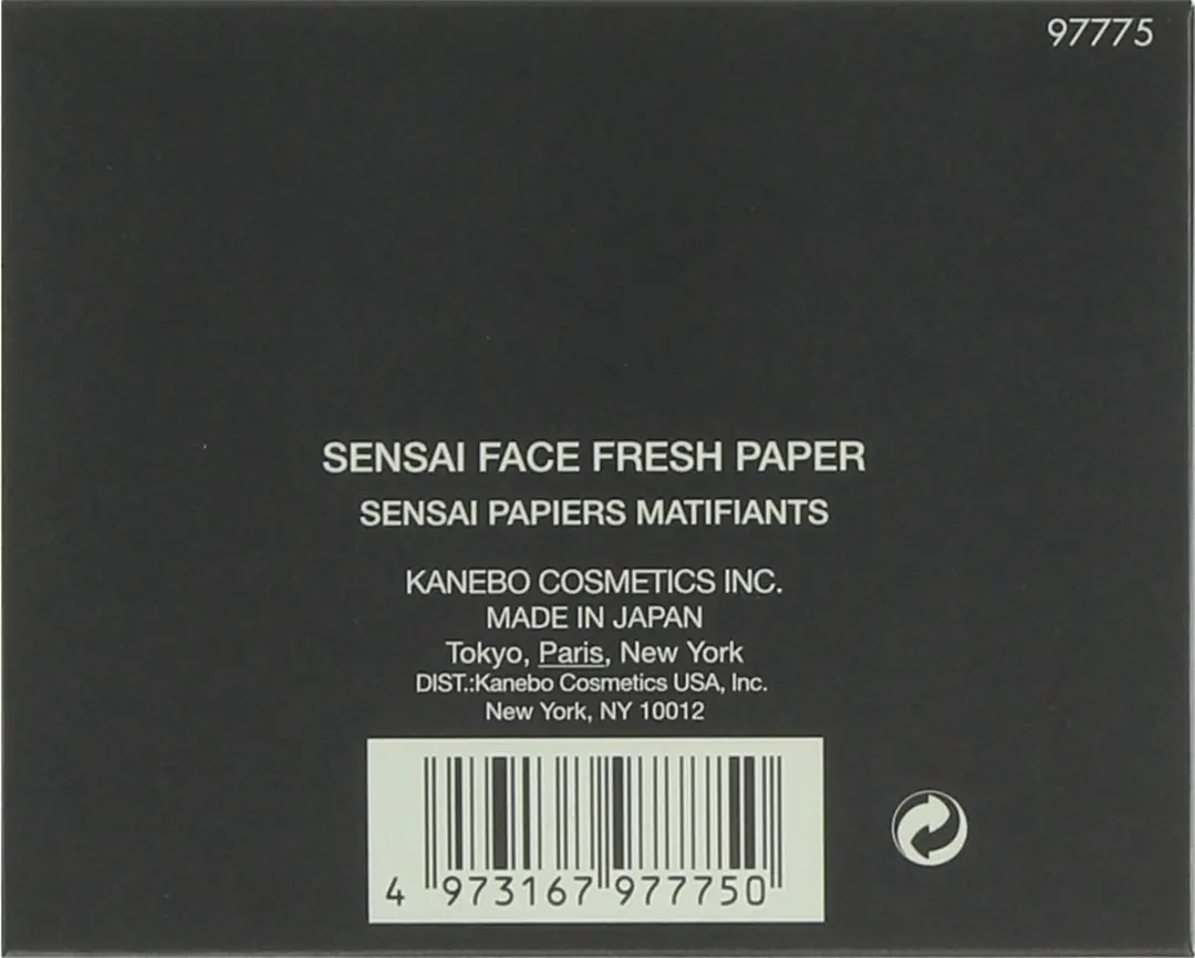 Sensai Kanebo Face Fresh Paper Foundation 100 Stuks - Zilver
