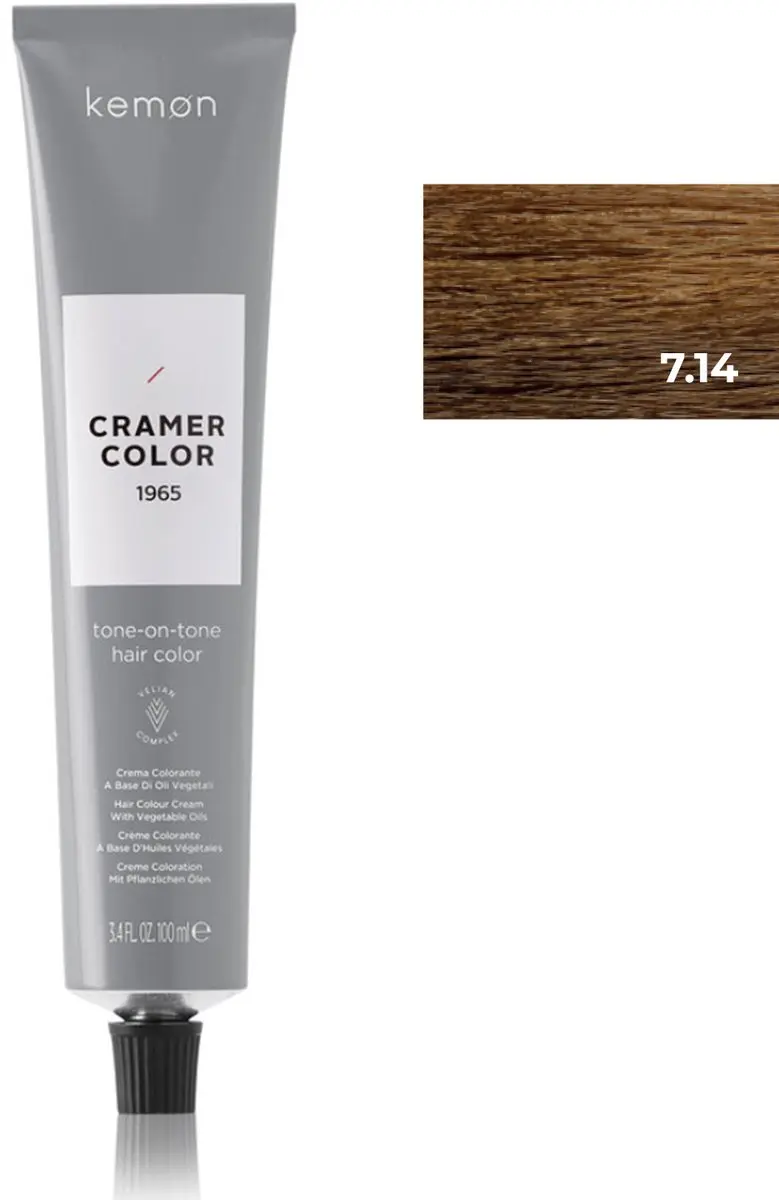 Kemon Cramer Ash Copper Blonde 100ml Permanent Haarkleuring