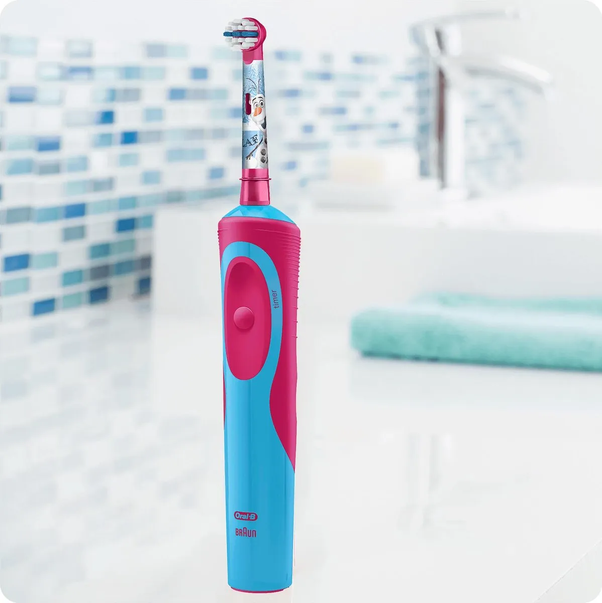 Oral-B Stages Power Kids Frozen Elektrische Tandenborstel - Roze