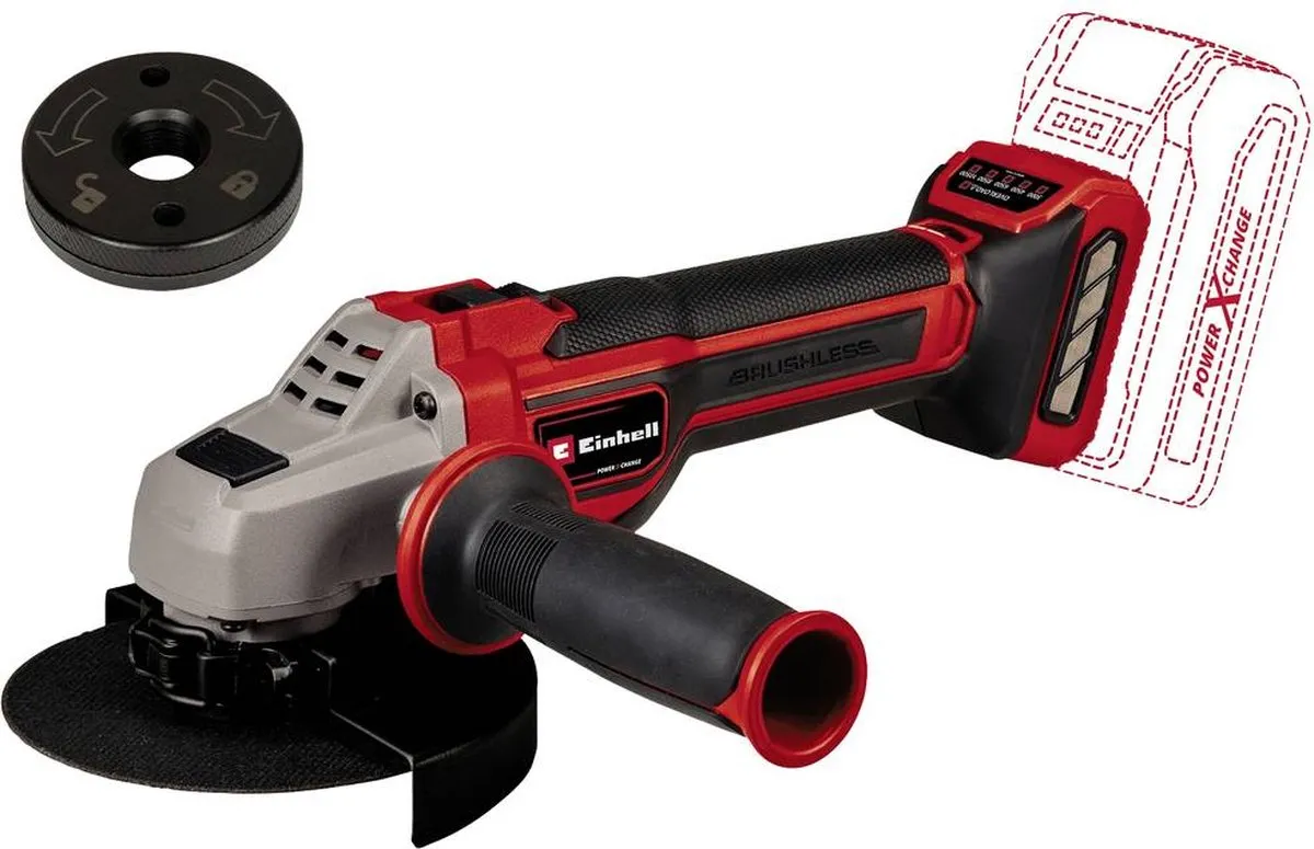Einhell Professional TP-AG 18/125 Accu Haakse Slijper - 18V - Ø125mm