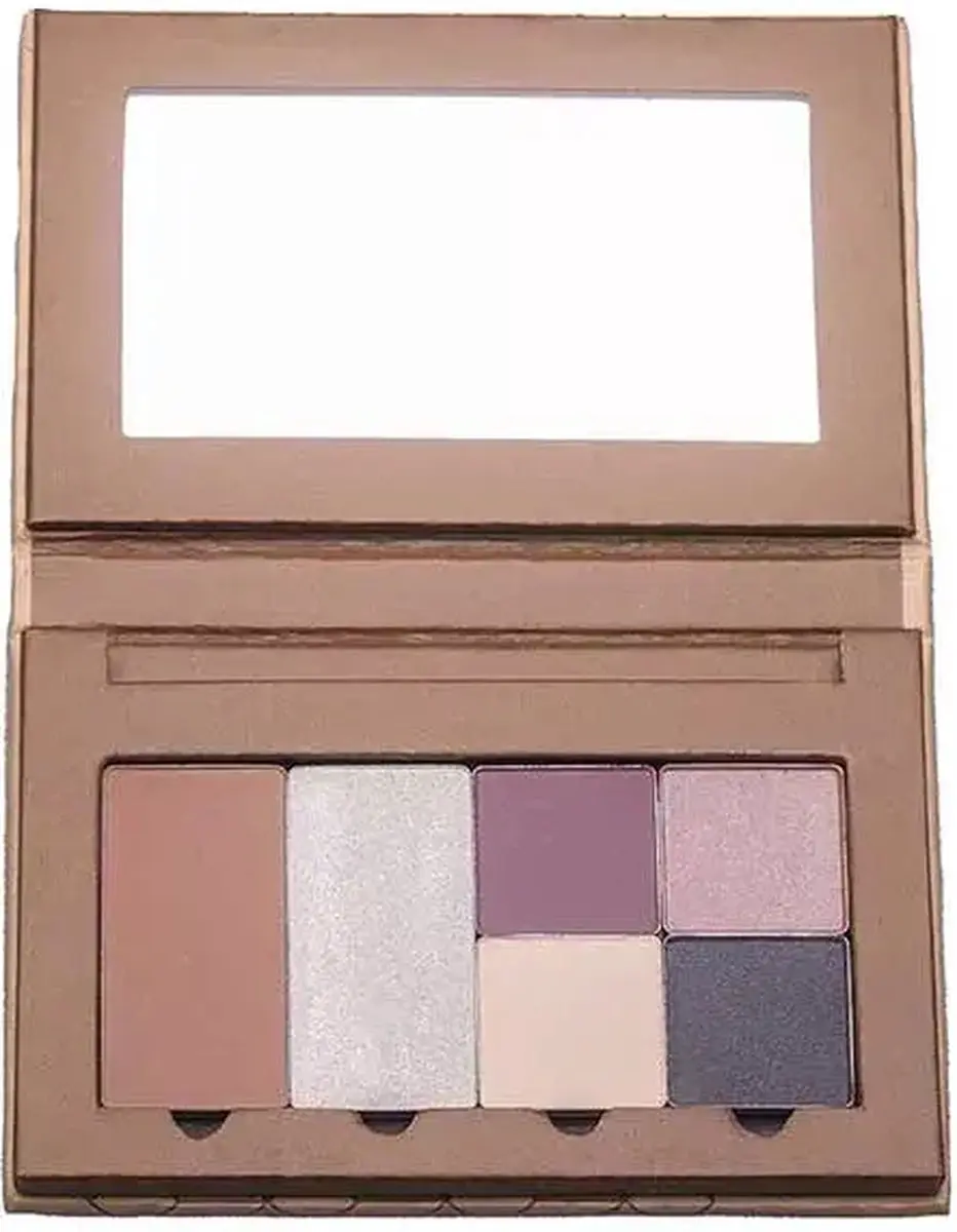 Benecos Natuurlijke Navul Palette New York 12g - 6 Kleuren - Paars