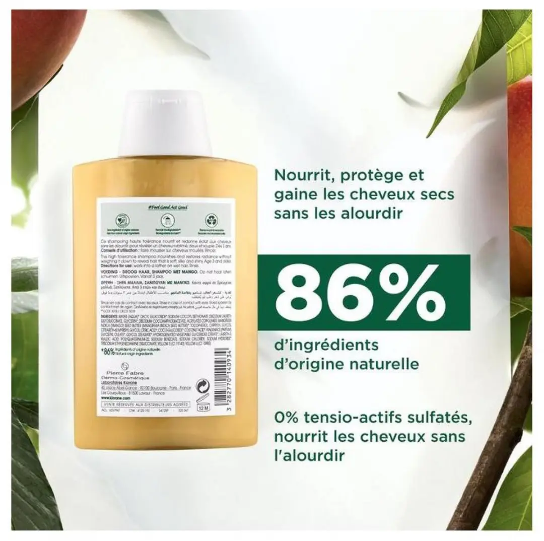 Klorane Mangoboter Shampoo 200ml