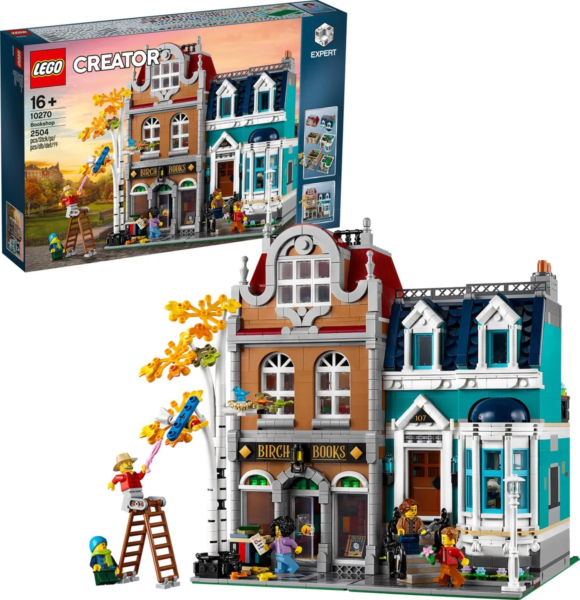 LEGO Creator Expert Boekenwinkel 10270 - 2504 Stukken - afbeelding 2 van 6