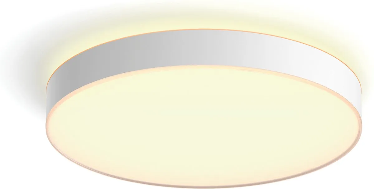Philips Hue Enrave Plafondlamp 55cm - Wit - Inclusief dimmer
