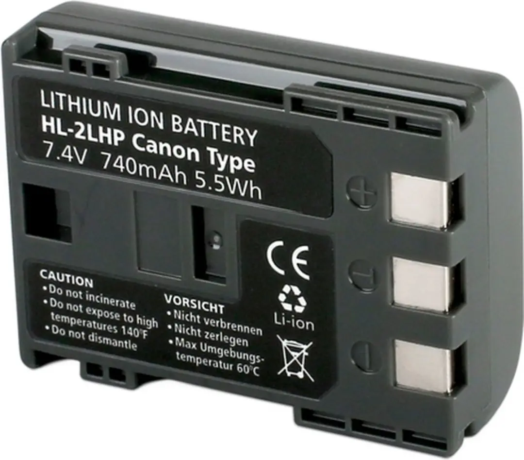 Hähnel HL-2LHP Li-Ion Accu - Canon NB-2L 740mAh