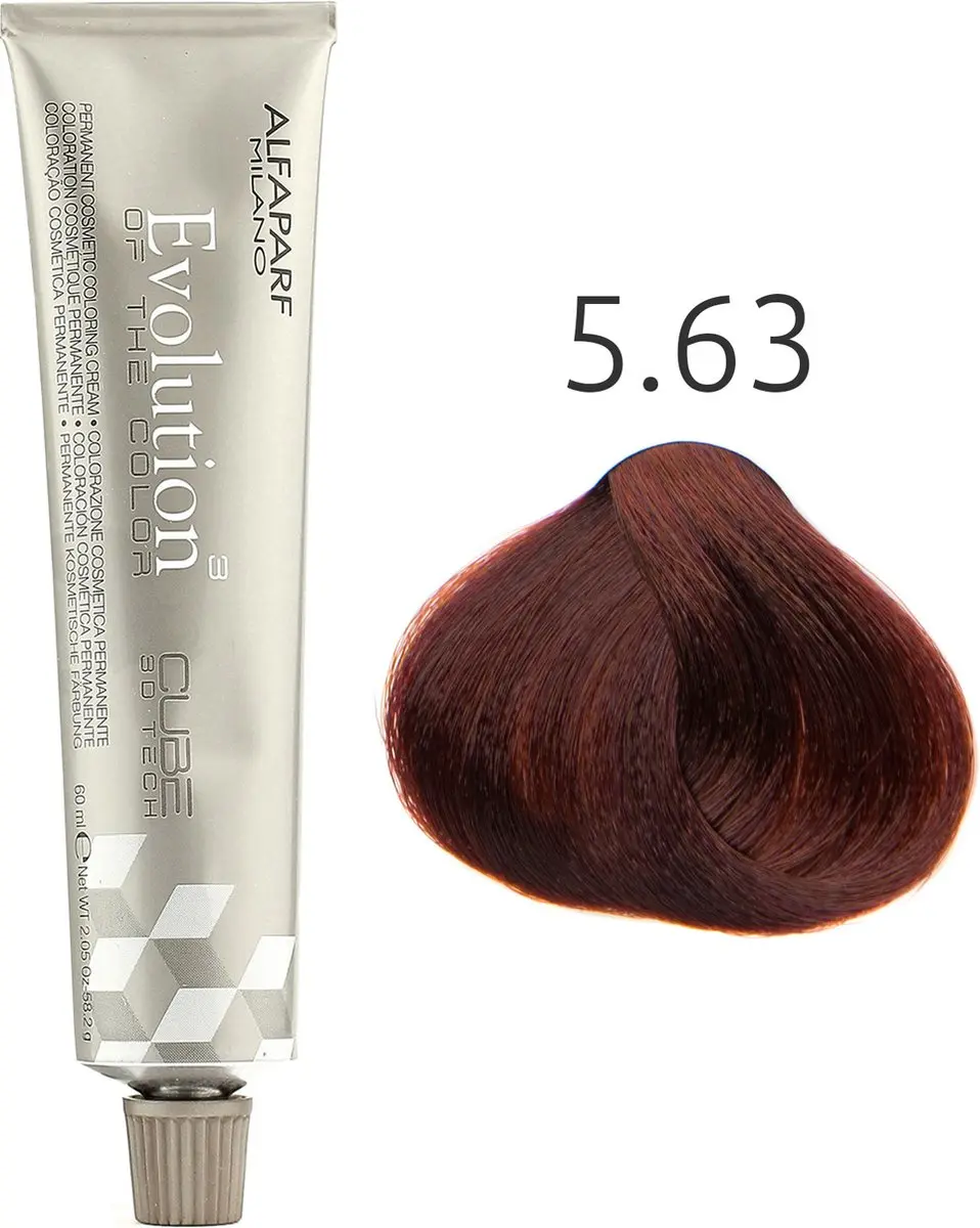 Alfaparf Milano Evolution Nº 5.63 Permanent Haarkleur 60ml - Kastanjebruin